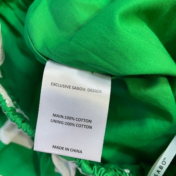 Sabo Skirt Seona 100% Cotton Shorts Lemoni Green - Sz XXS 💛🎀 - Picture 11 of 12